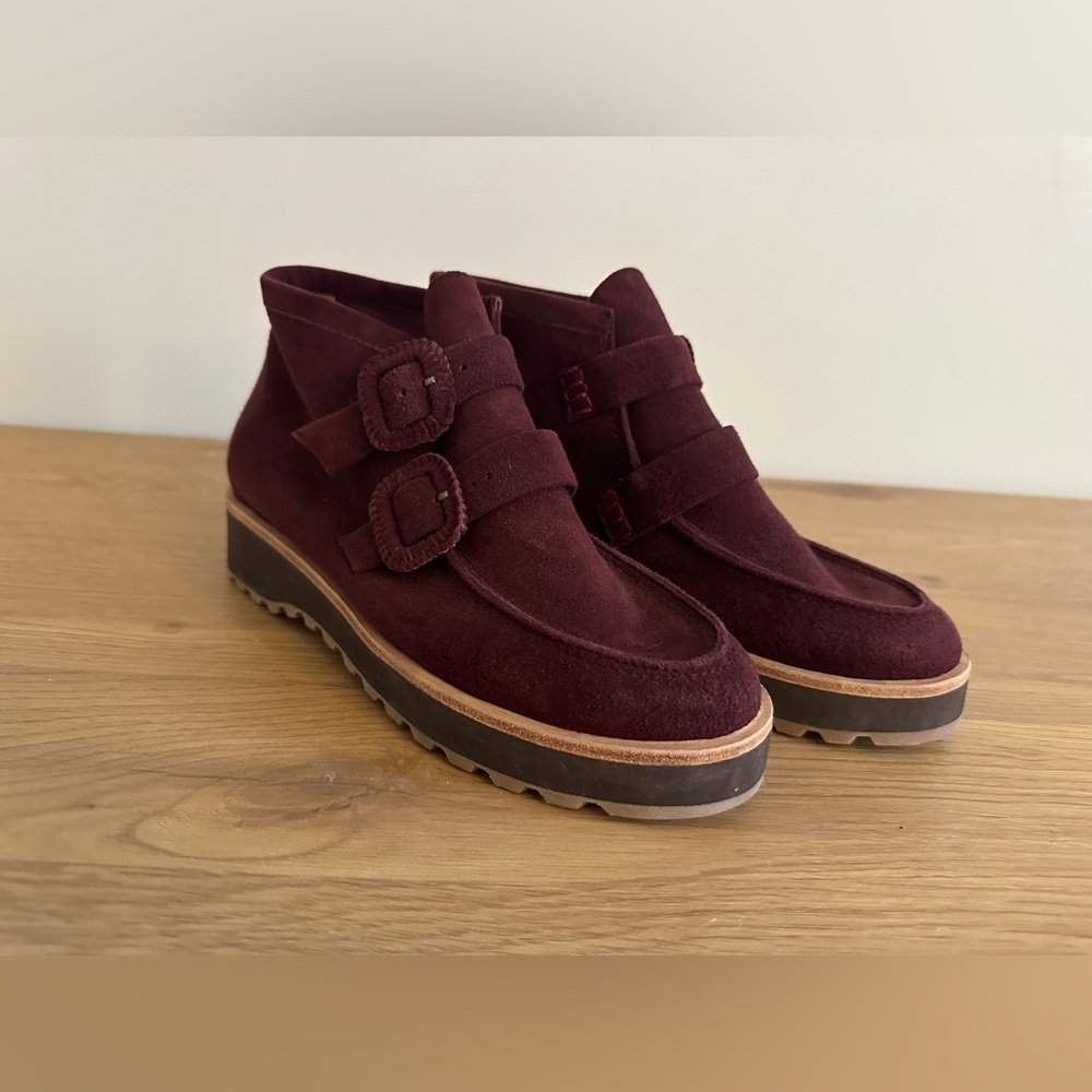 Beklina Desert Boot Burgundy Suede
